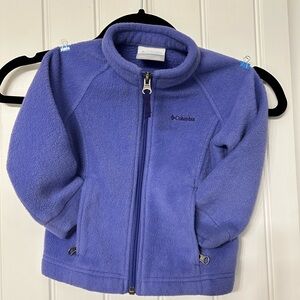 Columbia Kids Purple Full-Zip Fleece Jacket